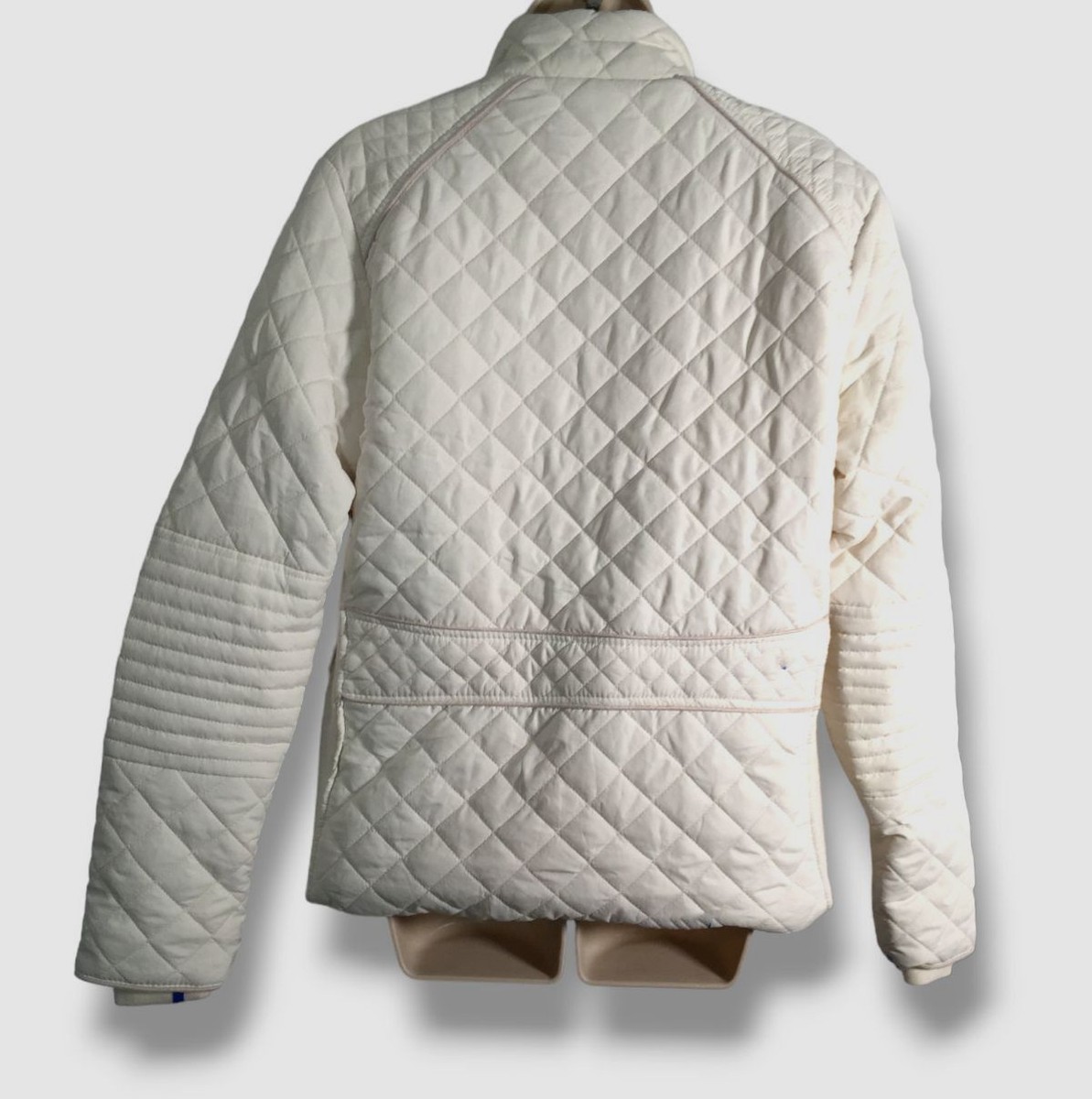 $109 Royalty For Me Women's Ivory Quilted Jacket Coat Size Large