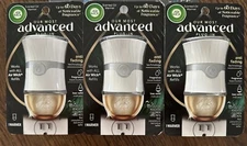 3x Air Wick Plug in Scented Oil Air Freshener Essential Oils Advanced Gadget NEW