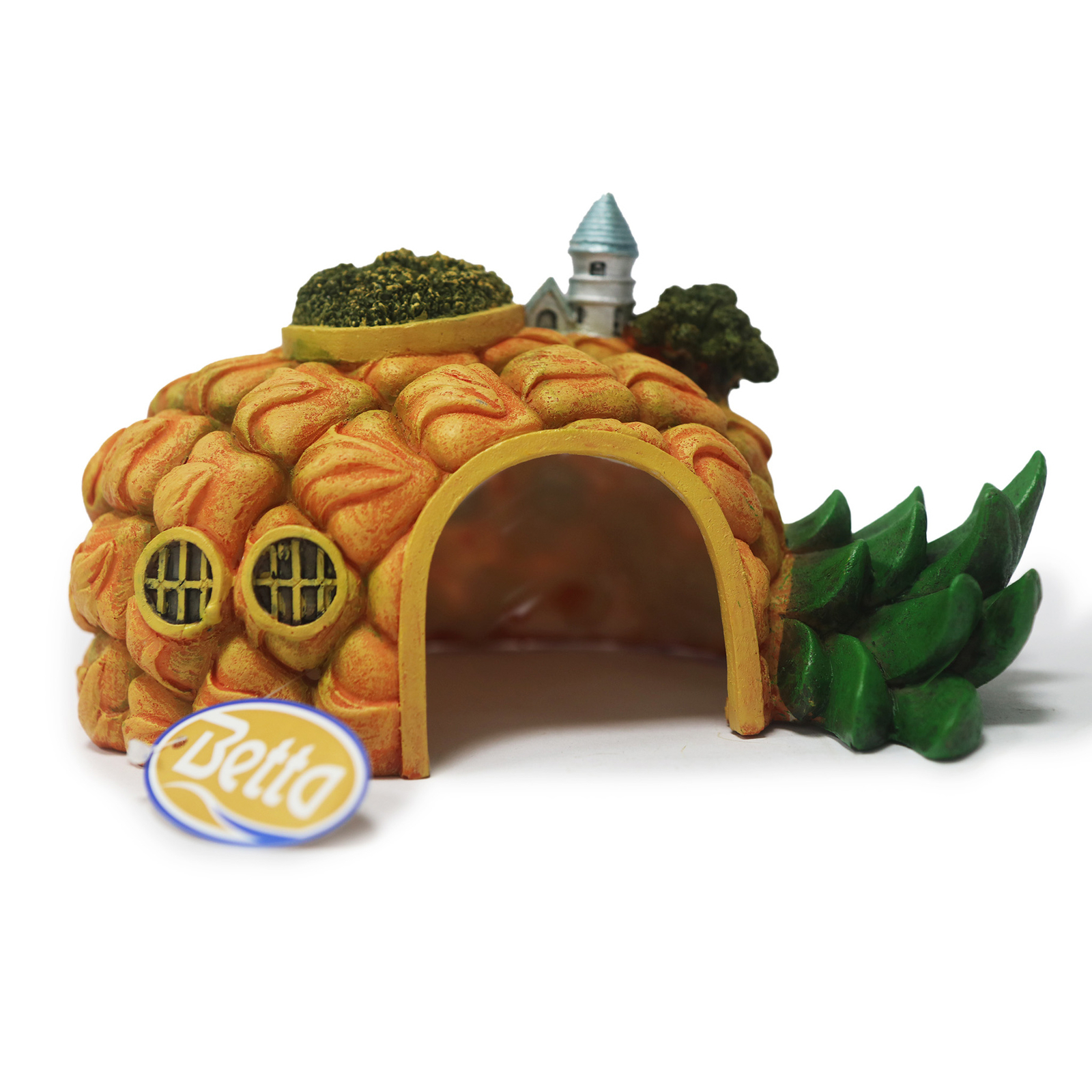 Pineapple House Aquarium Fish Tank Hideaway Decoration