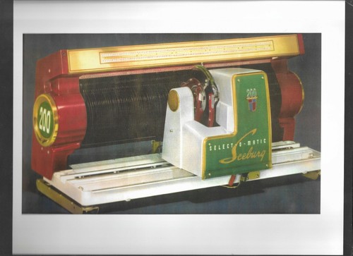 MR1266:Color Photograph Print- 8.5 x 11 - Seeburg Select-o-Matic 200 Jukebox