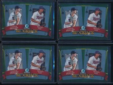 Lot (4) CONNOR PRIELIPP / BROOKS LEE 2022 Bowman Chrome Draft Blackjack TWINS RC