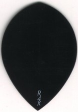 Black R4X Teardrop Dart Flights: 3 per set