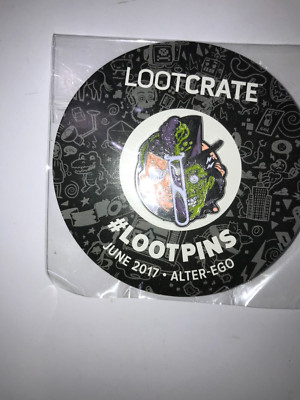 LOOT CRATE LOOT PINS ALTER-EGO 2017  NEW