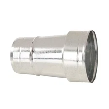 Master Flow 6 in. x 4 in. Reducer - Durable Galvanized Steel Connector for HVAC