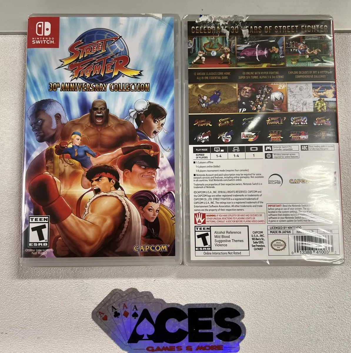 Street Fighter 30th Anniversary Collection XBOX ONE NEW FACTORY SEALED  CAPCOM US