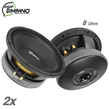 2x Timpano Audio TPT-MD10 PRO Audio Midrange Speaker 10 Inch 8 Ohm 2000W Package
