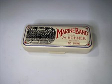 Marine Band Made By M. Hohner Germany No. 1896 Harmonica very Good Clean