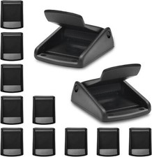 10Pack 1 Inch Black Cam Buckles Plastic Toggle Buckle Clip for Pet Chest Vest...