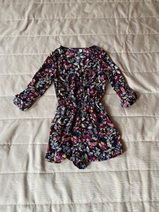 DIVIDED H\u0026M combinaison fleurie ensemble haut et short taille XS femme robe  | eBay