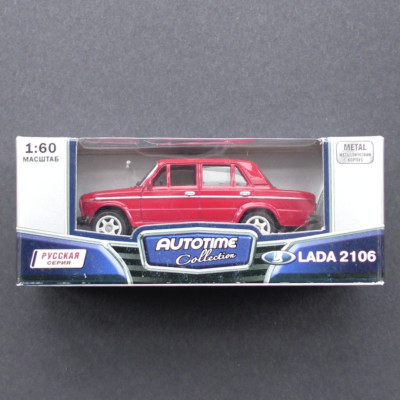 2012 Autotime Collection Lada 2106 1:60-1:64 Red Sealed MIB