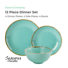 Seasons By Porcelite - Sea Spray 12 Piece Dinner Set