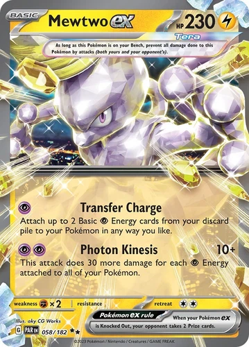 Mewtwo ex 058/182 SV04: Paradox Rift