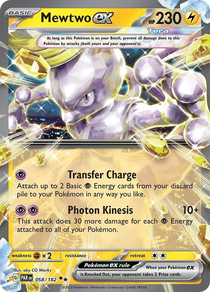 Mewtwo ex 058/182 SV04: Paradox Rift