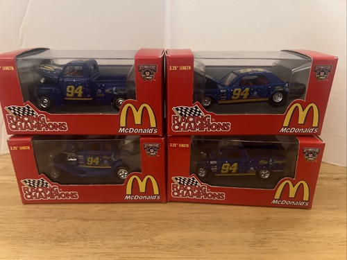 Racing Champions Mcdonalds Car Racing CHAMPIONS 1998 #94 BILL ELLIOTT 1/64 Blue - Picture 2 of 5