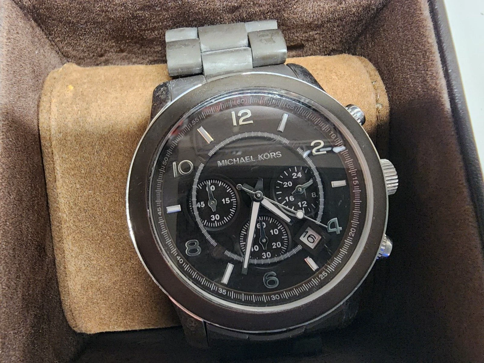 Michael Kors Runway MK 8108 Orologio da polso per uomo SPEDIZIONE GRATUITA!!