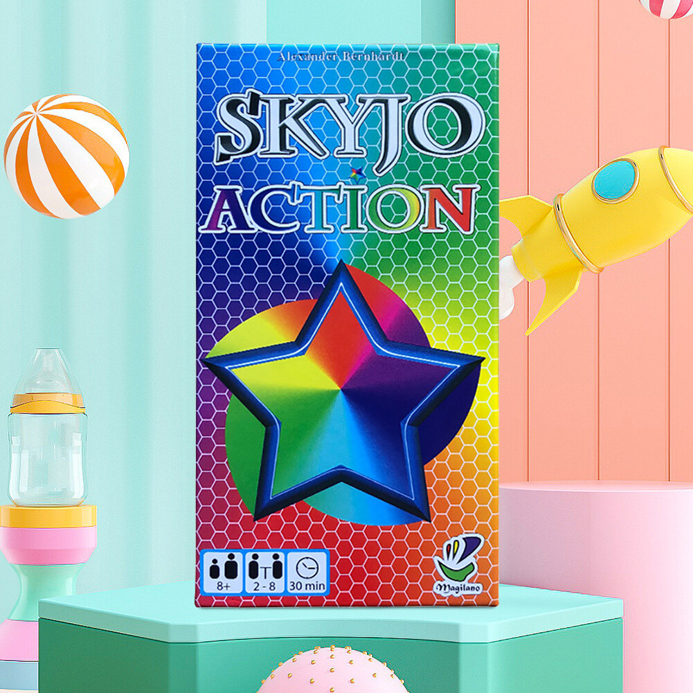 SKYJO /SKYJO ACTION The Entertaining CardS Game Board Game Family Party