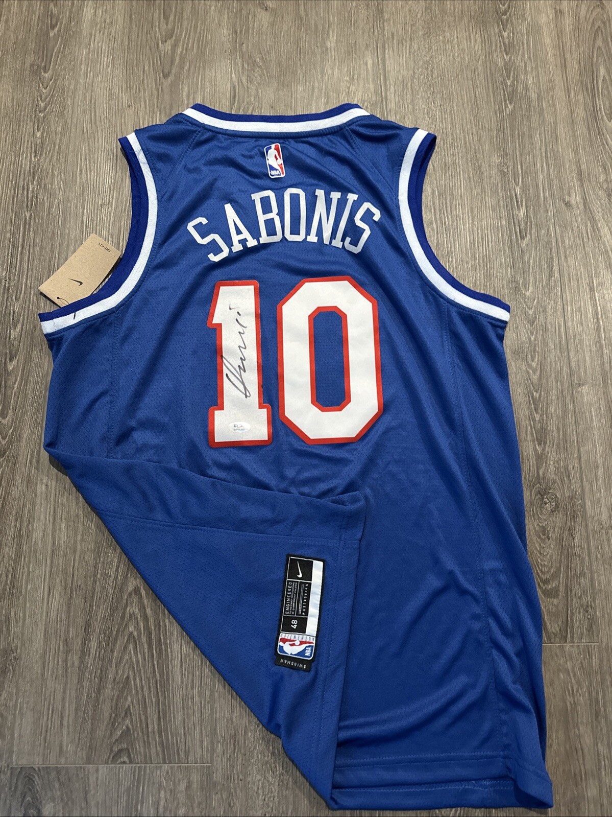 Domantas Sabonis Autographed Signed Sacramento Kings Jersey! Psa Coa 