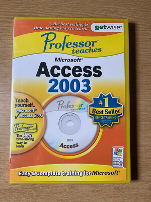 Professor Teaches Microsoft Office 2003 Access Computer Skill Tutorial NEU