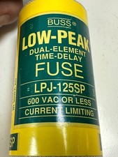 Cooper Bussmann LPJ-125SP Fuse Low Peak Class J Time Delay 125A 600VAC - New