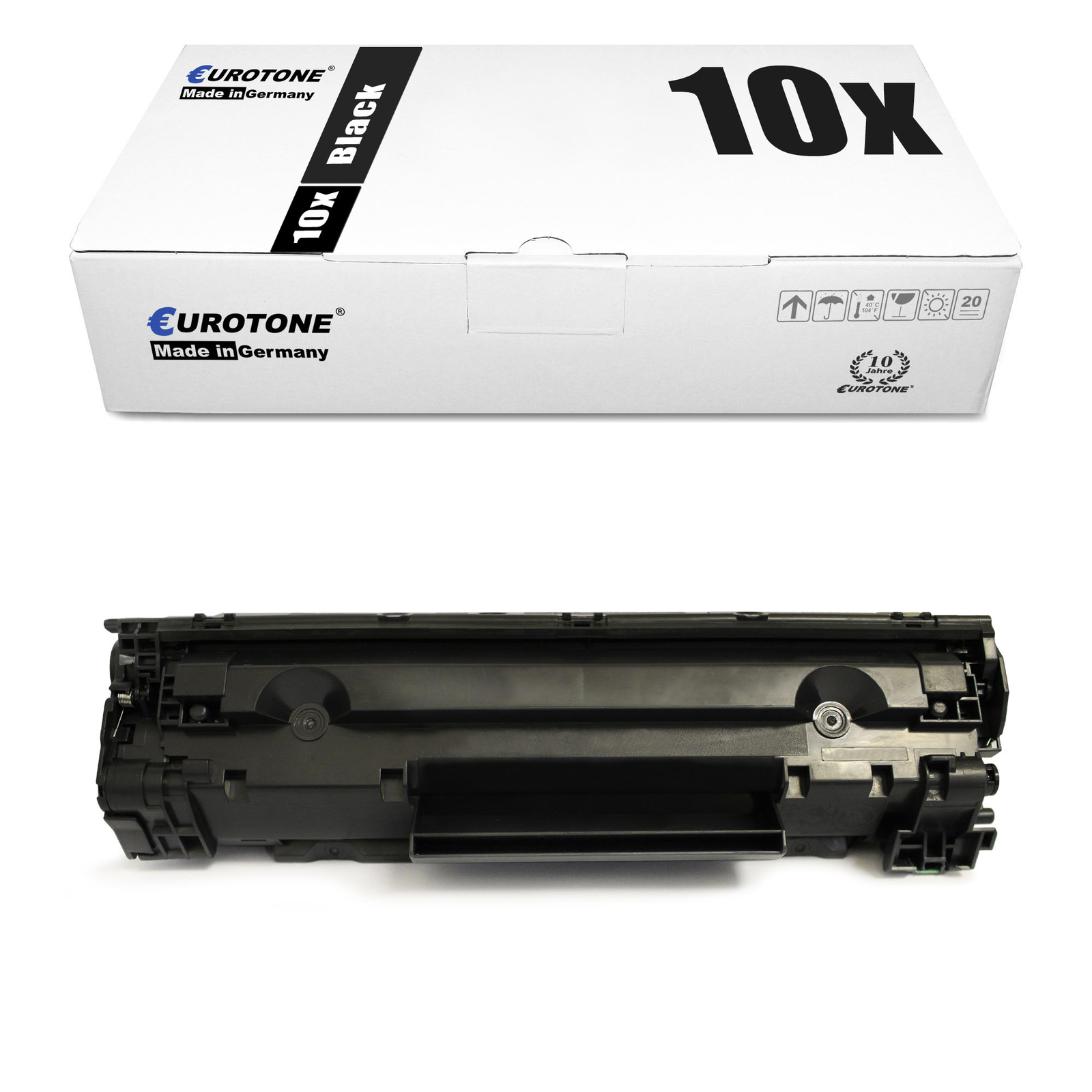 10x Toner für Canon I-Sensys LBP 6000 6020 6030 b w, 3484B002 725 BLACK