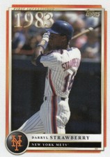 DARRYL STRAWBERRY TOPPS AARON JUDGE X FIRST IMPRESSIONS BASE METS #29 2022 22