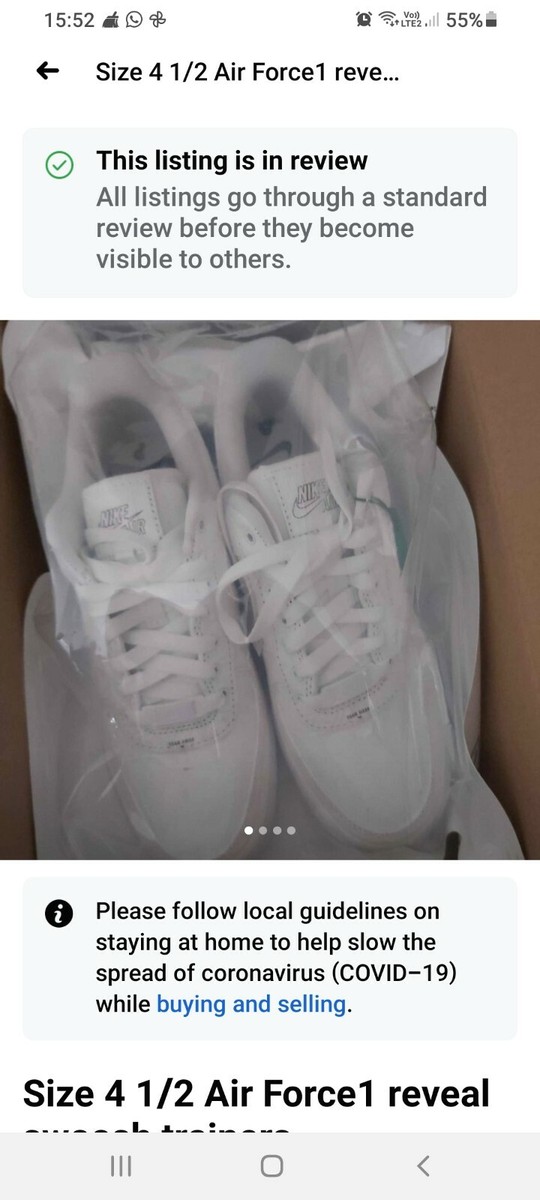 Brand new nike air force lx reveal still with receipt