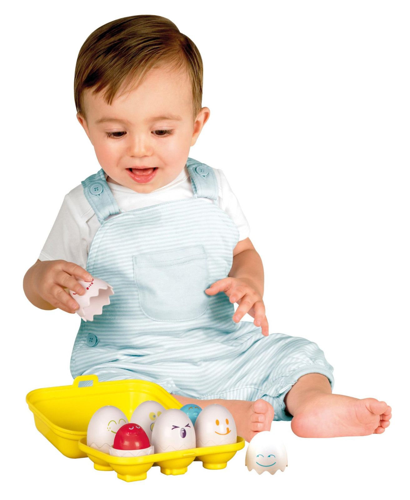 Autism Calming Sensory Toys Hide and Squeak Eggs Shape Sorter Toy Set