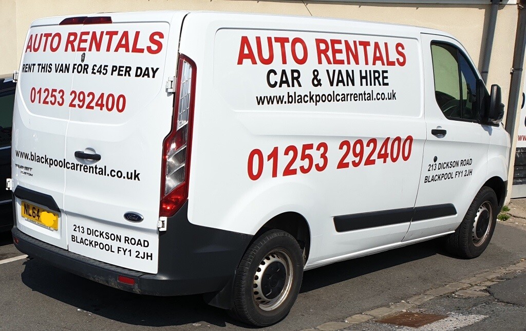 TRANSIT VAN HIRE Blackpool Lytham St.Annes Ansdell Fleetwood Thornton