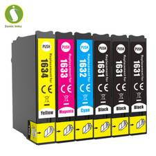 6 Ink Cartridge Fits for Epson WorkForce WF-2010W WF-2510WF WF-2530WF WF-2630WF
