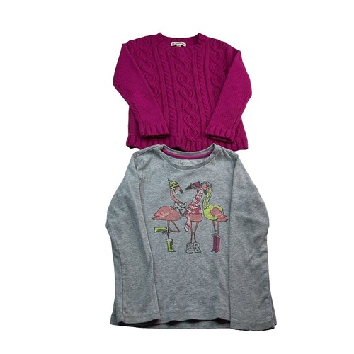 Robe Pull Sans Manches Gymboree Pop Star Academy - Rose - Fille Taille 5 - 100% Coton