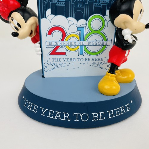 Disney Mickey Minnie Figure Photo Card Holder 2018 The Year To Be Here! WDW - Picture 4 of 9