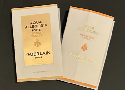 Authentic Guerlain Aqua Allegoria Forte Bosca Vanilla + Mandarine Basilic Sample
