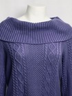 Pull Manches Longues Femme Croft & Barrow - Taille M - Violet Romain (NEUF)