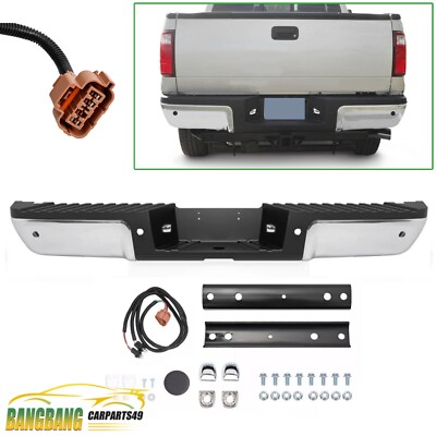 #ad #ad NEW Complete Steel Rear Step Bumper for 2008 2016 Ford F250 F350 F450 SD W Park $156.99