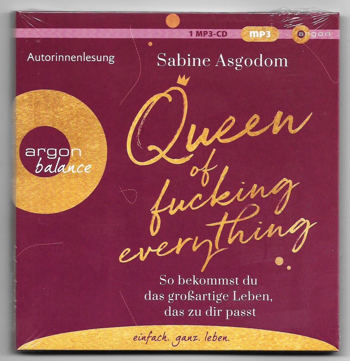 Thumbnail - Sabine Asgodom: Queen Of Fucking Everything / Hörbuch / 1 Mp3-cd / Neu