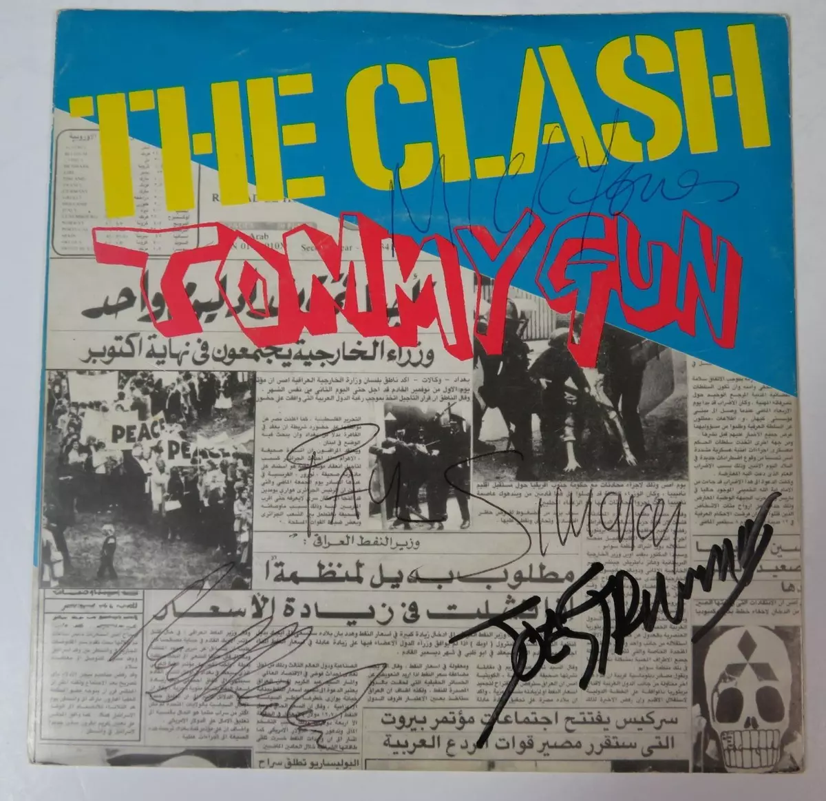 Joe Strummer THE CLASH Signed Autograph 