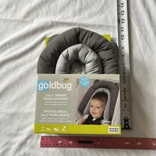 On The Goldbug 2-in-1 Infant Head Support NEW Help Keep Baby Cozy