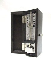 Wittner Super Mini Wooden Metronome Black Model No.880260 Retro Germany Compact