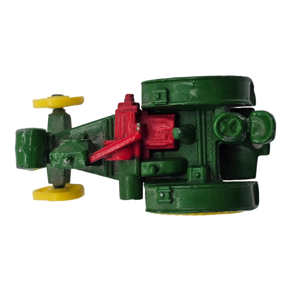 TRACTOR AGRÍCOLA JOHN DEER ESTILO VINTAGE ESCALA 1:64 RUEDA DE ACERO Foto 3 de 4