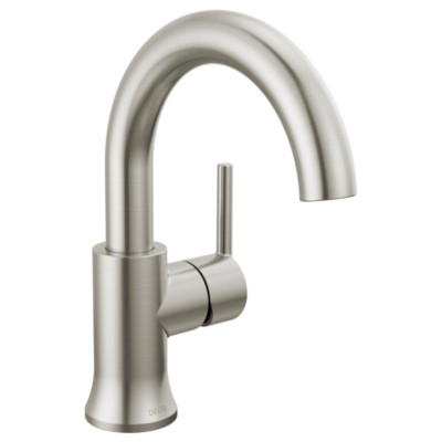 Delta Trinsic 1-Handle Bathroom Faucet Stainless-Certified Refurbished