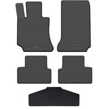 Universal Gummifußmatten + Tunnel: Mercedes C W205 Cabrio, Coupé 2015-