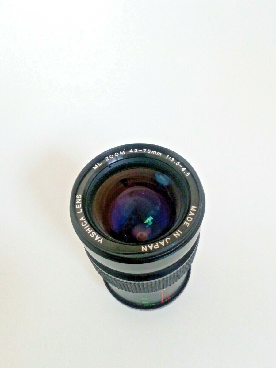 希少 YASHICA ML zoom lens 42-75 mm Yashica 42-75mm f3.5-4.5 ML Zoom - Lens – Kamerastore
