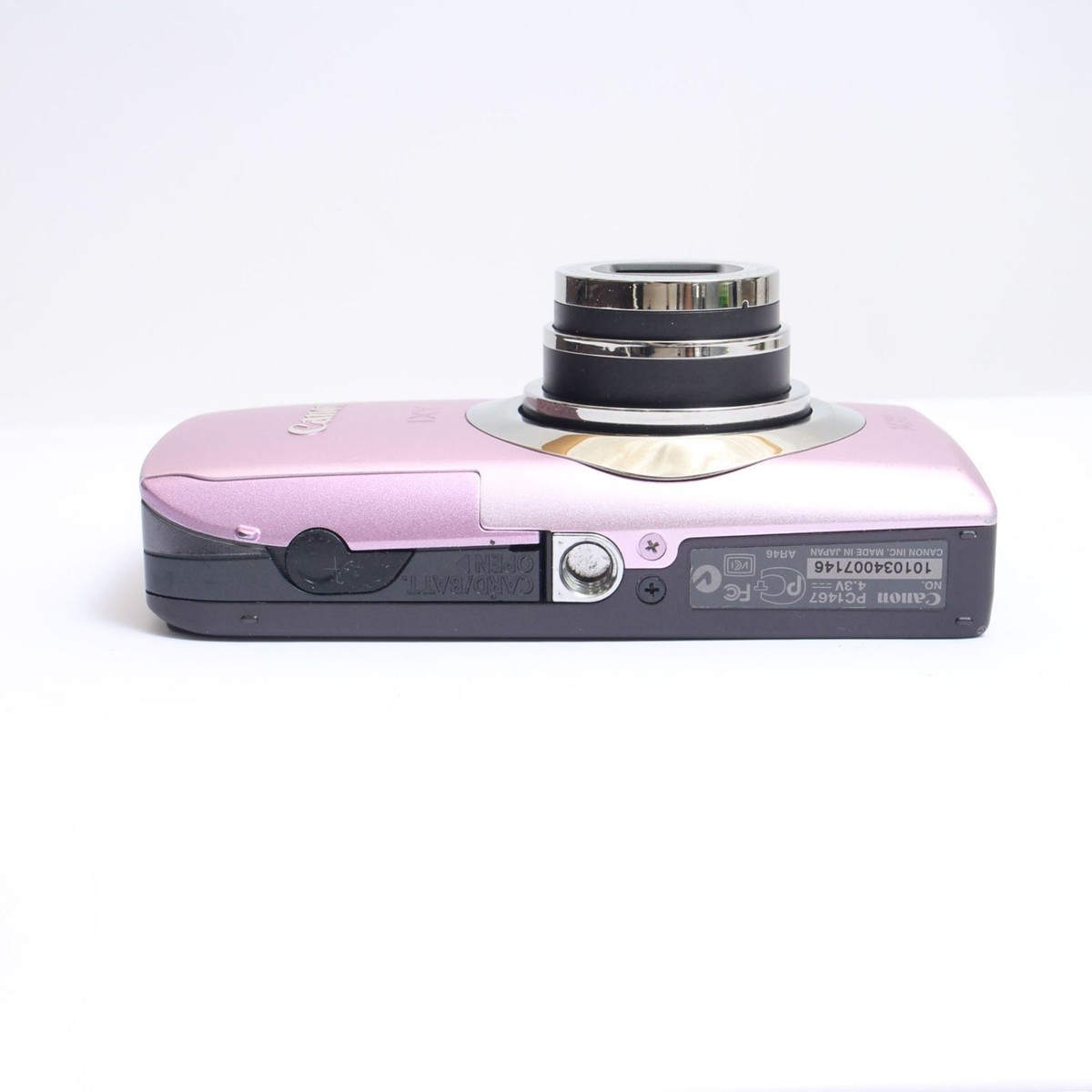 Canon IXY 10S PowerShot IS Digital Camera Pink Tested English w