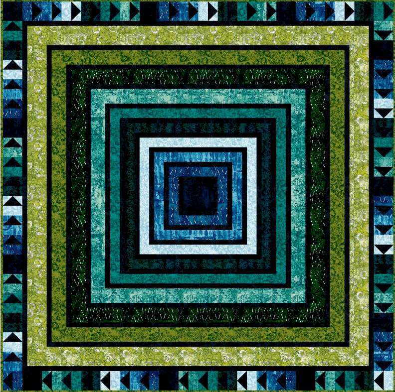 Robert Kaufman - Wishwell Storyboard - Circles - Thistle, Fabric BTY