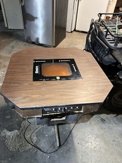 SUPER RARE “VIDEO ACTION” ORIGINAL COCKTAIL TABLE & ONLY ONE KNOWN TO EXIST!!! ?
