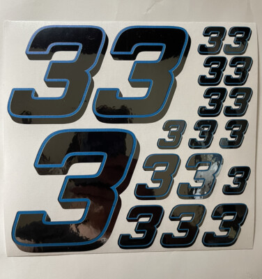 Discounted Chrome Black W/ Blue #3 R/c Box L