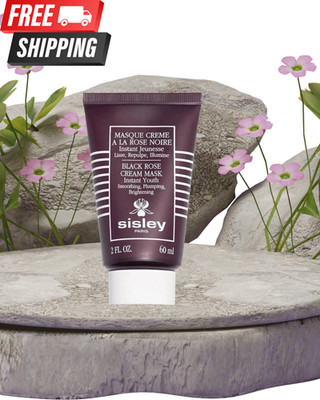New Black Rose Cream Mask by Sisley Paris Instant Youth 2 oz 60 ml Top Quality