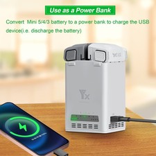 For DJI Mini 5 4 3 Pro Drone Two Way Battery Fast Charger Charging Hub 65W 100W