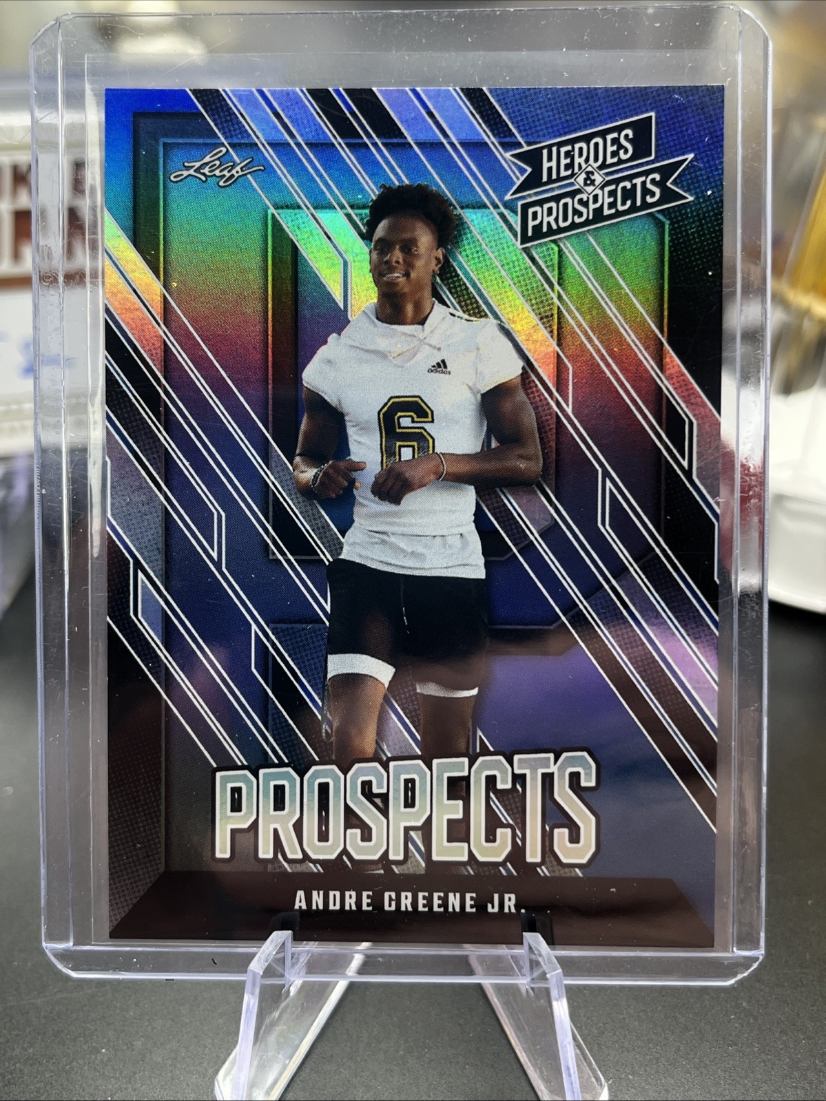 ANDRE GREENE JR. 2024 LEAF HEROES & PROSPECTS BLUE CARD #8  /99