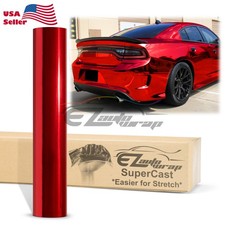 18 Colors Supercast Easy Stretch Chrome Car Vinyl Wrap Bubble Free Sticker Film
